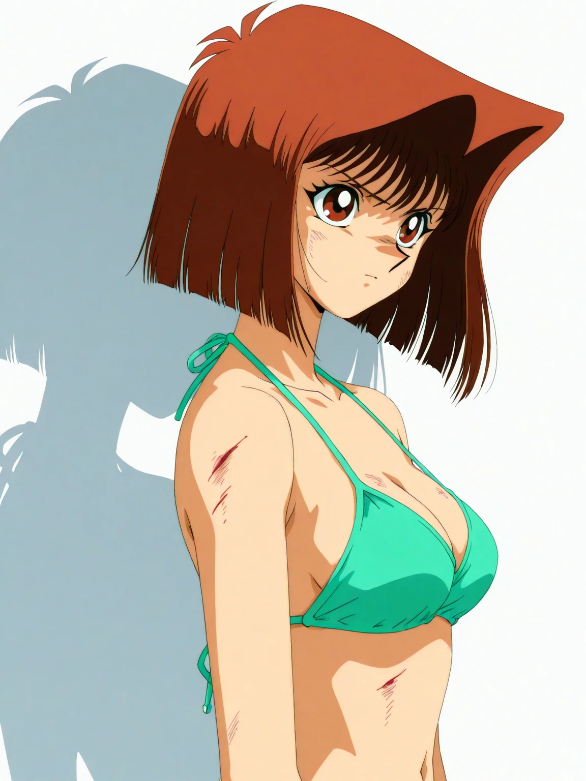 Haruhi suzumiya,muscle,bikini