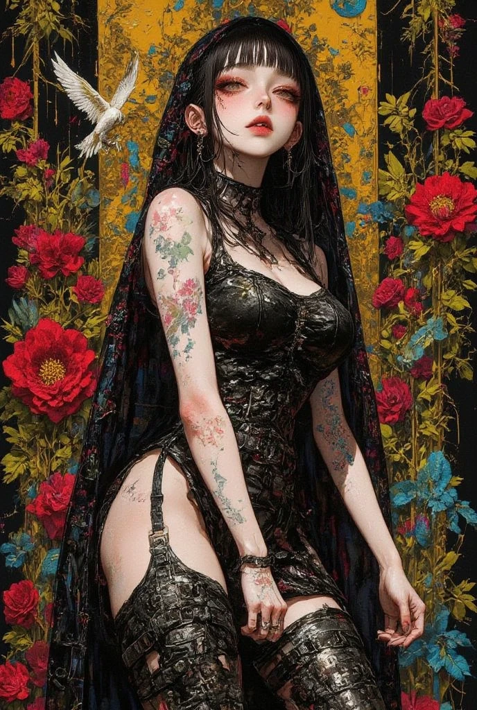 {{{{{16k}}}}}, {{{{{transforming a Hermaphroditic nudity Rape victim Japanese girl with a cutely pussy with ribbon into her facial rank to the SSS rank of top-notch pretty actresses, She is in an coffin of flowers bouquets and her body becomes more curvy, The more she is raped, the more attractive she becomes as a pretty girl, Ambush her every night and fuck her through the night, She was a small girl but after four years of being raped while being injected with hormones that made her beautiful every day she grew up to be too cute and smart to be raped for the rest of her life, she was being raped and clearer the nip line from underbust to hips, As the tattoos increase her waist and underbust get thinner, her breasts get even smaller, Her hair is replaced by a bang long glossy very Straight black hair, A young girl was injected with more and more female hormones and Reproduce as cute lasciviousness 18-years-old nudity girl, The growing body is reproduced with sex-loving, thick vivid lips, Her gasps echoing through the air, she open up on her both knees, She is fitted with a heart collar that puts people which transforms her into a cute once-in-a-millennium}}}}},{{Extremely detailed}},{{{{{integrated her head pure small, her swinging tits, Enchanting Too thick and erotic lips, Her thickened lips shimmer with luster}}}}},{{{{{Her tattoos spread all over her body, She is tattooed with lewd flowers on her neck, arms, lower abdomen, thighs, Flower piercings are attached all over her body}}}}}