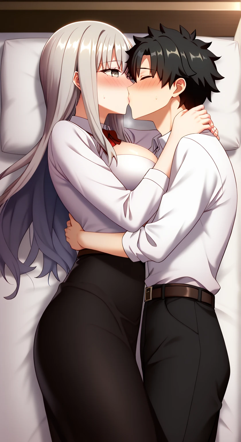 (nsfw), Big Breasts, beautiful girl, topless, (Very beautiful woman having sex:1.9)、((It feels so good I could die:2))、(orgasm:1.5)、(Very intense movement)、(A little clothing)、(Heart-shaped pupils:1.2)、((aphrodisiac))、(The body shakes violently:1.5)、vagina 、8k resolution、 masterpiece、((Highest quality))、Anatomically correct、(Perfect hands, Perfect Anatomy)、Super Detail、((Hasselblad Photos))、[:(Detailed face:1.2):0.2]