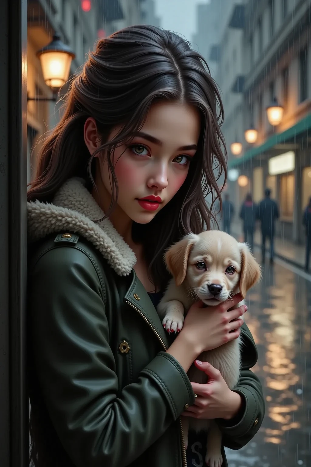 intricate details,((cinematic light)),
1girl play with pets on the street,
BREAK
Nova,solo,a \(girl\) with white t-shirt,
BREAK
pets \(cat|dog\),