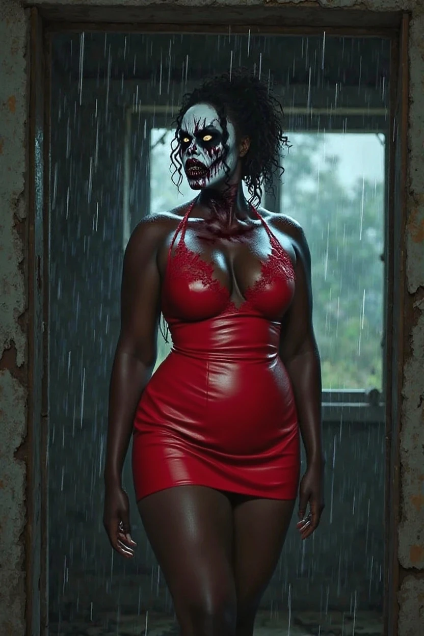 Ghost werwolf Woman big tits bikini horror nightmear