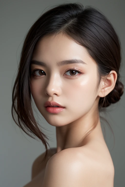 ((top-quality、high-level image quality、​masterpiece:1.3)),
1girl in,
(Hairstyle Casual),
(Super fine face、Delicat eyes、二重まぶた),
(high-detail、hightquality、high-level image quality),
(Too sexy woman、Symmetrical beautiful sexy woman),
(flawless skin、perfect hand、Perfect fingers、perfect chest、perfect hair),
(face perfect、For a beautiful face with symmetry、For a beautiful symmetrical body、A masterpiece of realistic facial features、long neck、Put your ears out),
Golden Ratio Beauty Face,
Look firmly at the camera:2.0,
(10 head body),
neck long,
Clean collarbone,
beautiful decollete,
Clean teeth alignment,
a small face,
Light in the eyes,
Perfect body,
perfect arms,
(pureerosface_v1:0.5),
fullllbody,
(tits out:1.2),
8K分辨率,
hyper HD,
extreme hight detail,
Black eyes,
beauitful face, (Lifelike face), 
Beautiful hairstyle, 
Realistic eyes, 
Beautiful eyes,
二重まぶた,
 (real looking skin), 
Beautiful skin, 
(top-quality), 
(ultra-detailliert), 
(The best illustrations),
 (Best Shadows),
 (realisitic), 
超A high resolution, 
Raw photo, 
Best Quality, 
(Extremely beautiful face, Beautiful lips, Beautiful eyes),