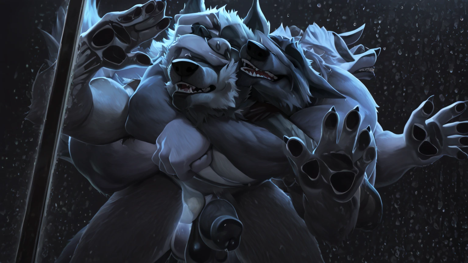 canine pussy, butt, canid, buttfocus, arvalis, fur detail, stylized, standing, paws, (beautiful texture) solo, ((rj palmer)), whiskers, detailed, hi res, waterfall background, beautiful, photography style, hd, depth of field, particles, Female, solo character, warwick roadhog volibear fusion ,naked, female focus, 8k wuality, ultra realistic, 3d render, digital art, beautiful and detailed portrait of a female warwick roadhog volibear fusion, kenket, Ross Tran,ruan jia, uploaded to e621, zaush, foxovh, cenematic lighting, huge ass, back view, ass view, detailed ass, bunda redonda (((confident, seductive))) smile bedroom, not muscular, weak, (((whole body showed))), (((detailed green eyes))), (((big neckline))), (((correct position))), (((laying on))) bed, (((dating))), (((loving eyes))), (((full in love))), (((seductive))), (((seduction))), (((mistress))), (((dominant))), (((sexy))), (((legs open))), (((full body commission))), (((feets paws))), deitada na cama de forma sensual com blush vermelho em seu rosto, gorda, grande, canine pussy, com lingua pra fora da boca, salivando, expression of pleasure, blush vermelho no rosto, perfect tail, fluffy tailbizarre monster, beerus blood, blood por todo lado, creepy, tom creepy, tom suja de sangue, sangue por todo lado, big breasts breasts, canine pussy wet, a lot of fur under the arms, muscle, forte, grande, musculos grandes, corpulenta, giant endomorph, big massive muscles, musculos enormes, corpulenta, black fur, listras amarelas, fat, muscle fat, gorda, perfet wolf tail, front view, front, big ass, big tail, overweight