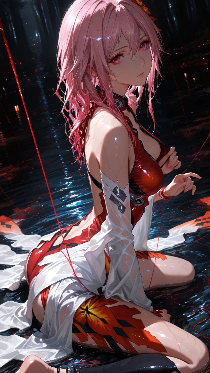 Naked women,Be red in the face,Long legs,long whitr hair,whaite hair,cyber punk perssonage,depth of fields,blur backgroun,Tong,huge tit,cleavage,Vaginal fissures,lace-pajamas,Raised sexy,masturbated,cum shots,k hd