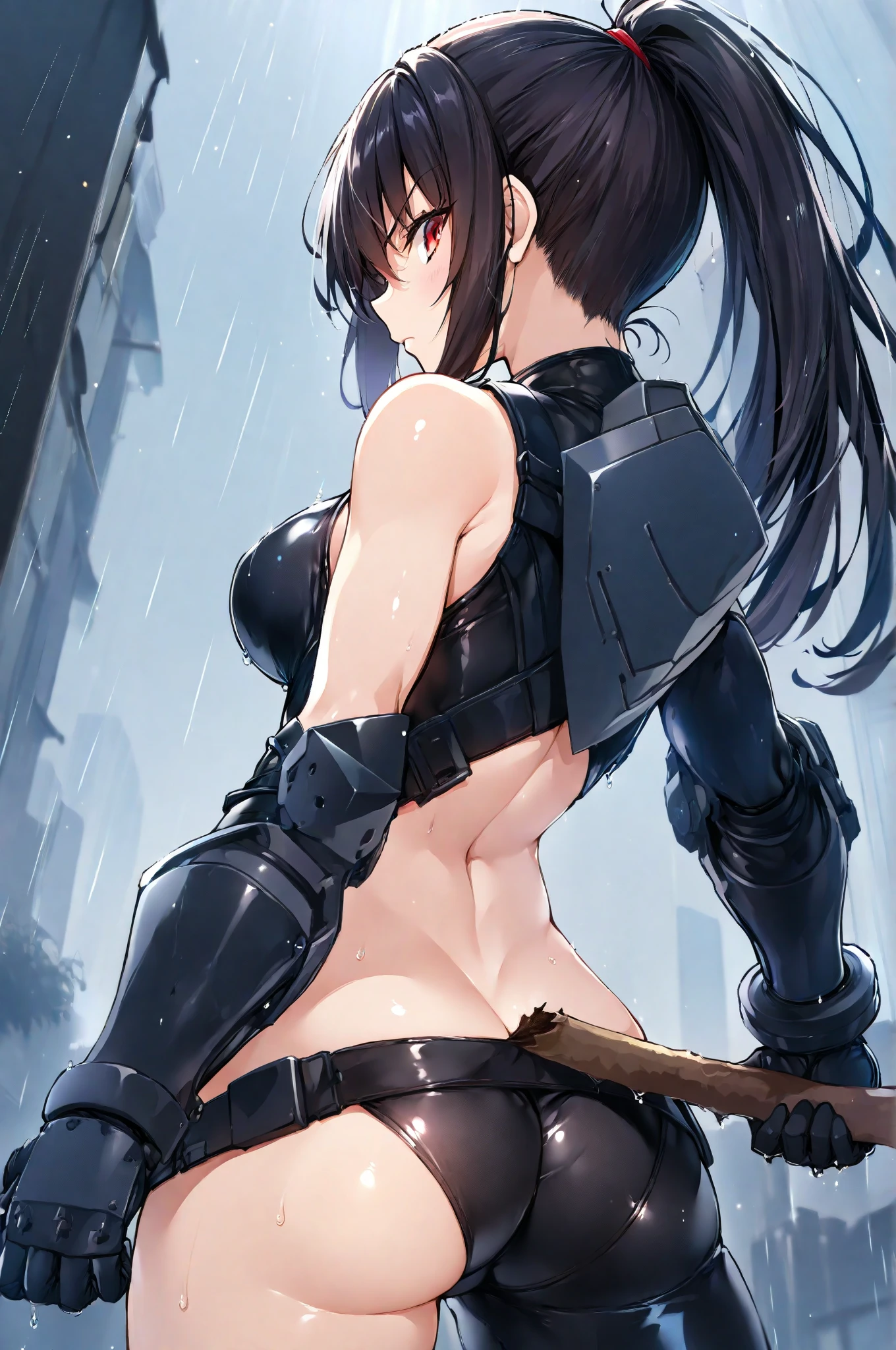 anime art of a couple hugging in front of a campfire, fofosexyrobutts, Lit from behind, Powerful girl, inspired by Masamune Shirow, lit from below, epic color illustration, side lit, highly detailed exquisite fanart, beautiful comic art, sww version, inspired by Rob Liefeld, commission for high resolution, Cammy, the woman is tall and muscular, mulher extremely muscular, extremely muscular,