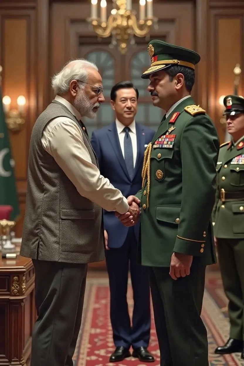 China on one side, Bangladesh on one side, Pakistan on one side, India in the middle will eat the cake together