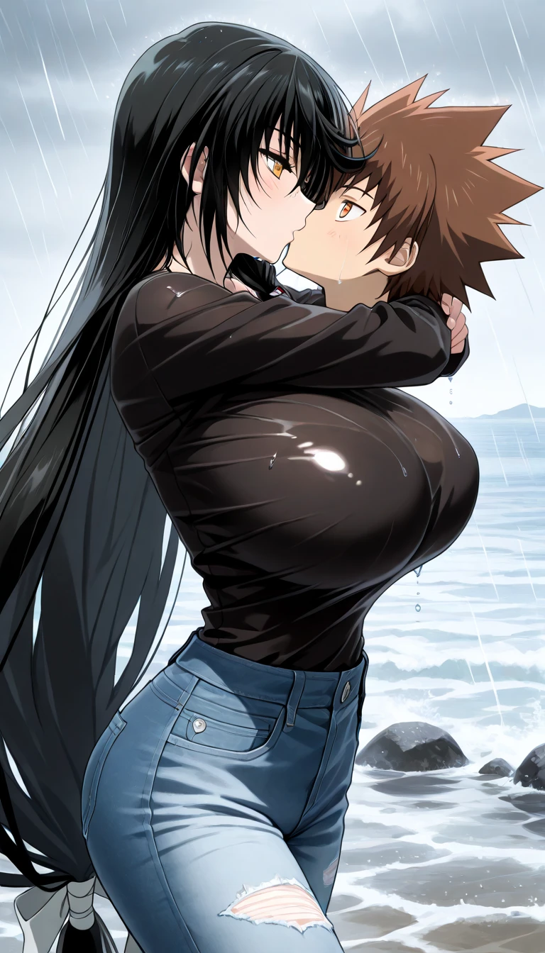 Ultra-high definition image quality、beautiful girl、Nico Robin、one piece、Long black hair、bangs、One Man、28 years old、very happy、Woman riding man、Cowgirl、Sex、Sex、On the boat、Highest quality,Big Ass、Big Breasts、Thighs、Spread your legs and put your dick in your pussy、Gal-style panties、Sweaty buttocks、Sweaty buttocks、pubic hair、Reaching orgasm、Sweaty crotch、Gal-style braジャーを披露、Gal-style bra、Angle from directly below、Shift panties to the side, Her vagina is visible、Inserting the penis into the vagina、Cowgirlfuck、Shaking breasts、男と女は愛し合いSexする