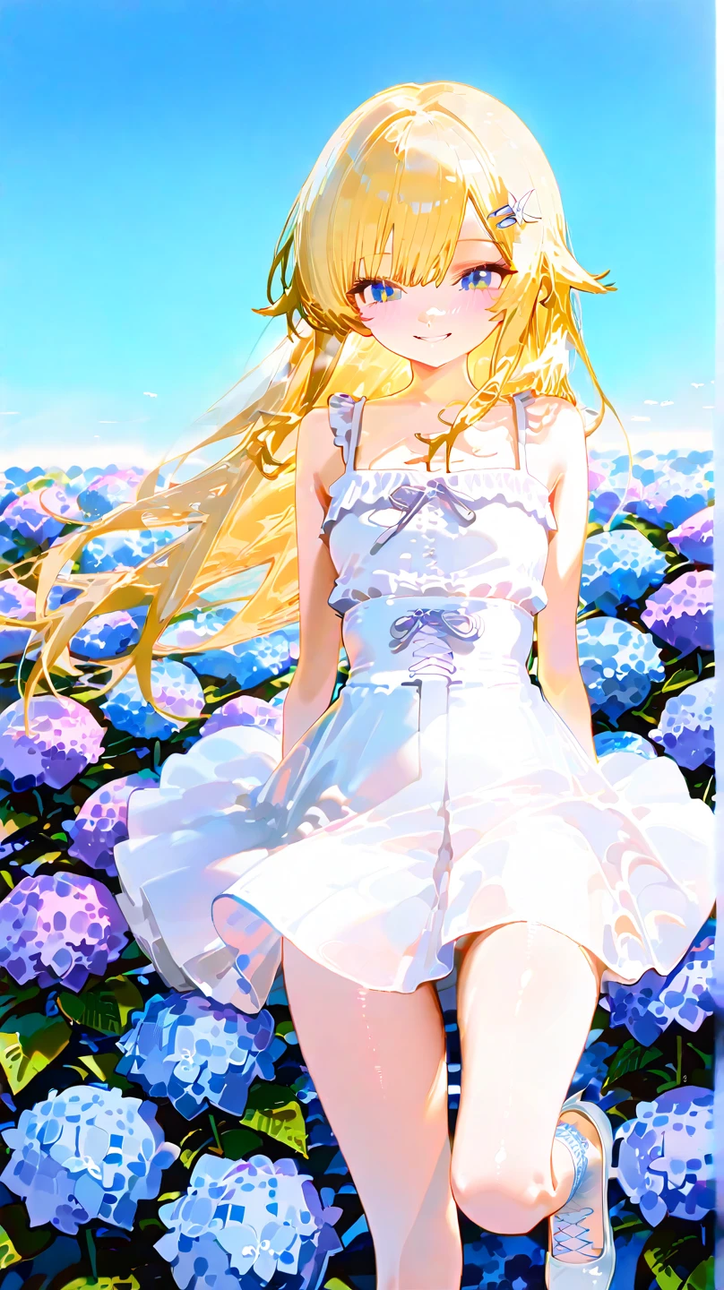Open the dress ((Toddler girl))　((5 years old))((naked))　Long blonde hair　nsfw　whole body　White Rose Garden　smile　Lift up the dress　I can see your crotch　Transparent White Lady　White Hat　I can see your chest　A thin, sheer lace dress((Hair Bun))(Very long hair))((Blunt bangs))((Bitch))((tsurime))((Big eyes))((Skinny body))((expensive))(Pale skin))((Yellow botanical print))