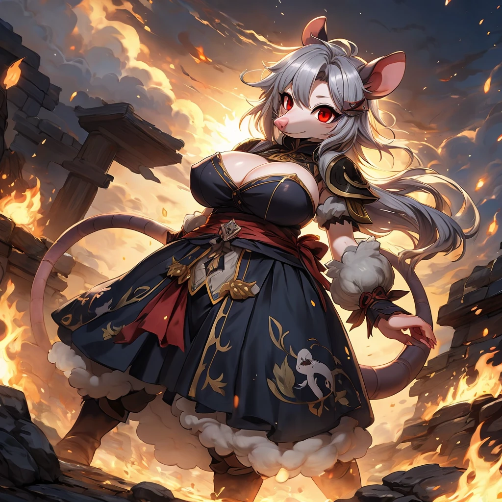 Best quality，Masterpiece，(Cartoony)，solo person，(Maid group dress)，((white stockings，White knee-length socks))，(Small loli，for 6 years old crying，Short stature)，((big fat cock)), (leaking lots of  precum) rabbit Facial Features，rabbit Body Features，Pale green body))，((No ears，rabbitears))，(Walking forward，Hands behind their backs，Rope binding，Bundled)，red color eyeunny tail，Rabbit feet，Medieval execution site background