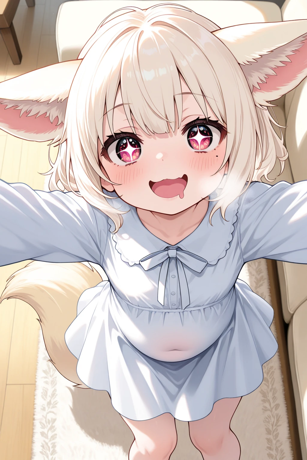 score_9,score_8_up,score_7_up,rating_explicit,source_anime, anime
1girl,suzuran,closed mouth,,green eyes,animal ear fluff,blonde hair,multiple tails,fox tail,straddling,(school outfit:1.2),sky, ,school roof,,  boy is wearing ,,chain-link fence , 1boy, pov, she lifted skirt, , blush, sun, evening, sunset,hearts, sit on penis,flaccid penis out of pussy, mosaic censorship, sperm, blush, nose blush, ,after sex,a lot of sperm,big penis, cum on sperm