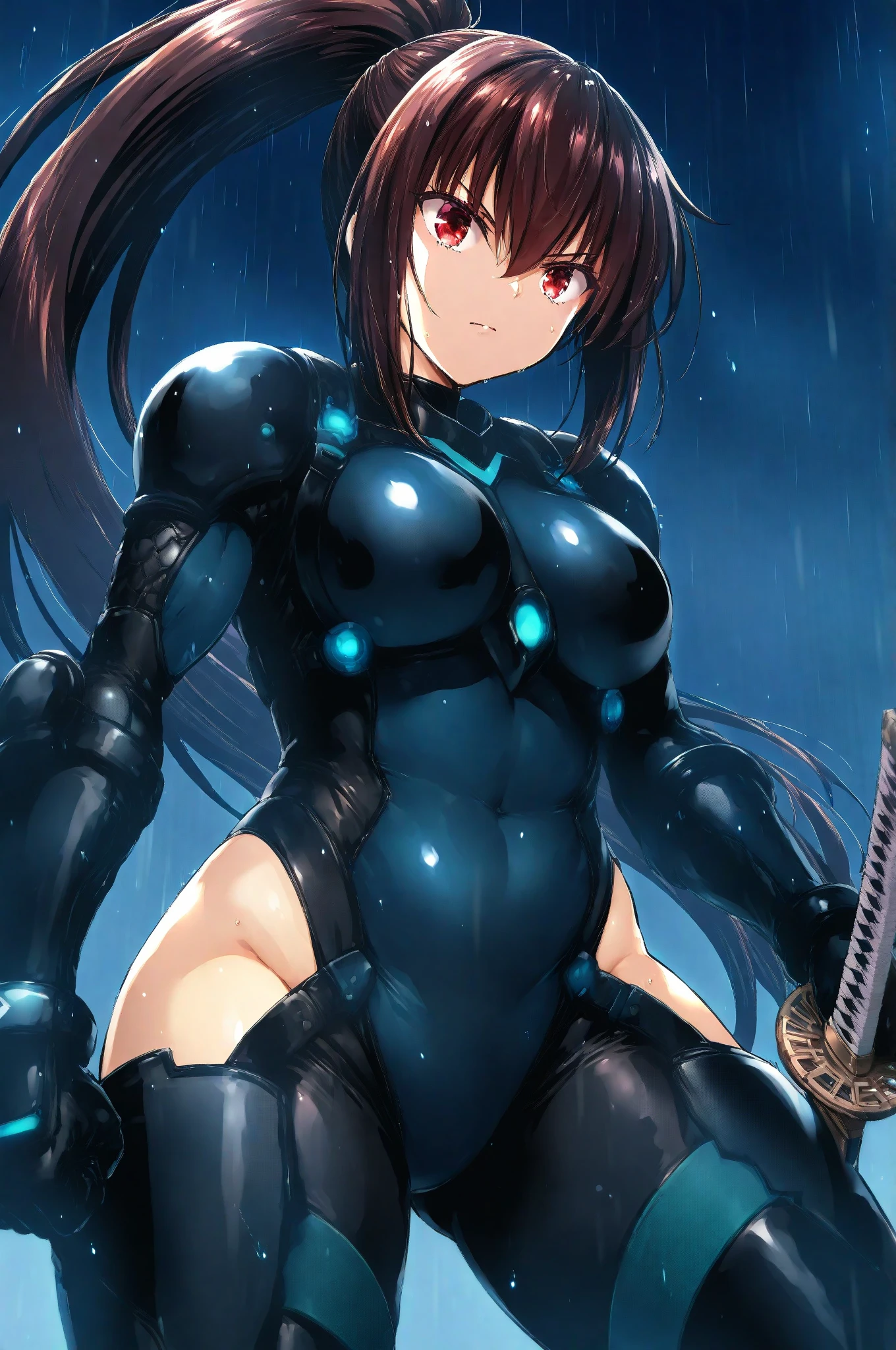 lightning, thunder
