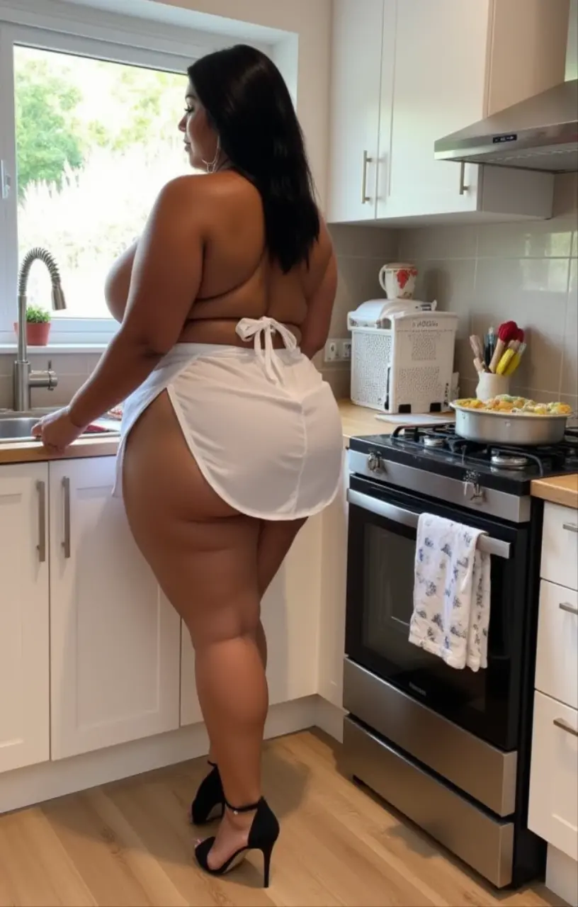 "An ultra-detailed, best quality masterpiece featuring a maid with long hair, large breasts, an ahoge and wearing an apron. The scene includes milk and mayonnaise spilled all over her body, make her clothes wet giving the artwork a unique and sensual touch.",nude,show breast