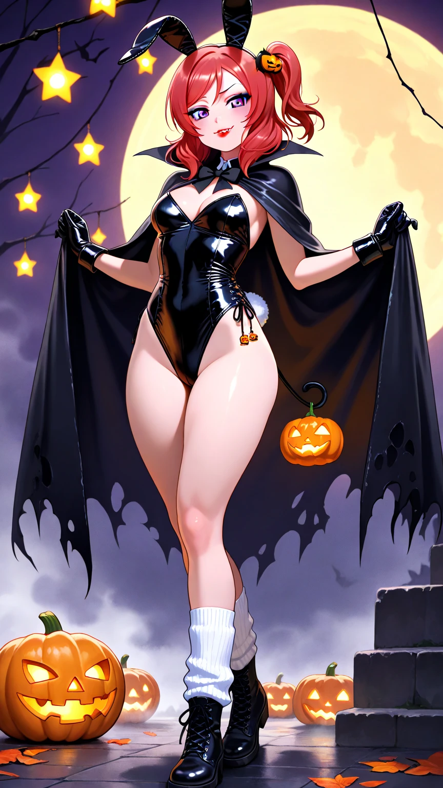 3 garotas peitudas no halloween pedindo doce
