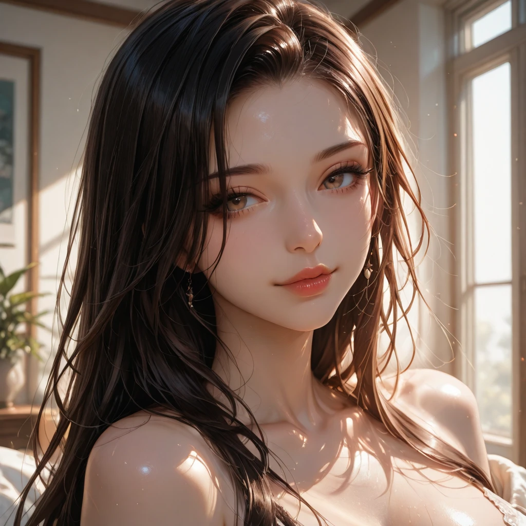 score_9, score_8_superior, score_7_superior, High-resolution CG illustration,A masterpiece in 32K resolution,Highest quality,it is really amazing,Very detailed,Ultra-high resolution,Ultra-realistic,Realistic,Increased depth of field,Cinematic lighting,
A sexy and elegant mature Japanese woman,
Glossy black hair,Wavy long hair,Showing his forehead,god々Beautiful,Ultra-detailed and beautiful face,Sensual look,Beautiful dark brown, moist eyes,Pitch black eyes,Glowing, moisturized skin,Translucent white skin,born々New skin texture,Great proportions,
(A long, white draped dress in the style of an ancient Greek chiton:1.05),
Simple design,コットンborn地の柔らかな質感,Beautiful flowing drape,
A dark and blurry night background,Dark overcast sky on a dull night,Dark clouds filling the sky,Thundercloud,Coastline at night,Golden reflections on the sea surface,delay々A desolate sandy beach that continues,
Low - Angle,