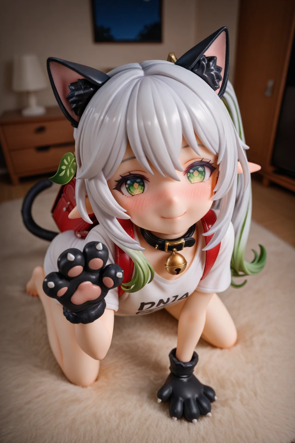 One, check_9,check_8_up,check_7_up, source_cartoon, Catboat, Anthro furry feline, Female, tall, slender body, длинные светлые hair, длинные подстриженные hair, hair, closing one eye, pink nose, Blue eyes, white sideburns, hourglass figure, silver fur, gray stripes, furry body, Black bandeau, black leather shorts, looking, on open air, standing, pouting, at the campsite, sit on a log by the fire, irritated, looking вниз, blushing, looking, fabulous, ultra clarity, 4K, excellent quality, high detail, close-up, bare chest, , cum on face, sex oral dick oral, The human penis, Zoophilia, cute sucks dick, the cat sucks gently, caresses with tongue, sperm dripping from mouth, balls dick, balls shaved, big dick, juicy dick, touches eggs with hands, plays with eggs, tits naked, Nipples
