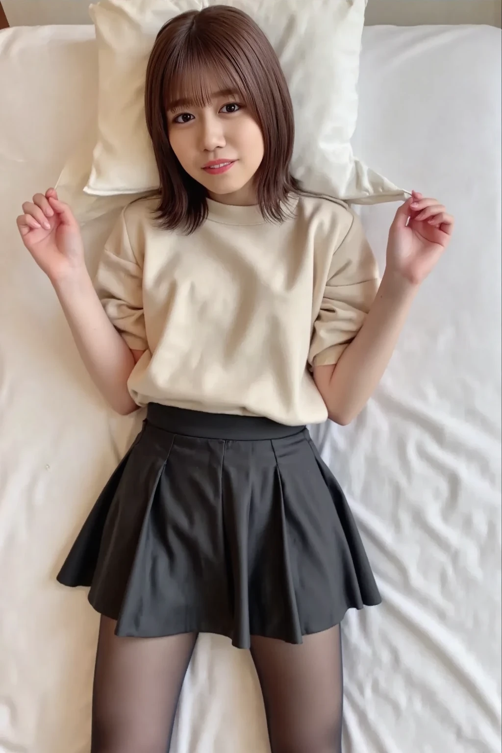 hight resolution、high-level image quality、in 8K、Real live-action、生a picturegraphy、top-quality、masterpiece、超hight resolution、生a picture、ren、Beautiful fece、masutepiece、((Obscene content))、For adults、charm of 、absurderes、((((Japan elementary school students))))、Japan Girl、((8years old))、((with round face))、((Tanuki face))、((Cute little face))、(((((Shy look)))))、de pele branca、((chubby figure))、Juvenile physique、Smaller chest、kne、 thighs thighs thighs thighs、(Anatomically correct)、独奏、fullllbody、Very nice、(((Children's Clothing:1.0) ))、 ((Pubic area))、(Mansuji)、((White panty))、Are sleeping、(Photorealsitic:1.37)、Photon mapping、Realistic、Radio City、Physically Based Rendering、depth of field rally background、a picture、(((a junior idol in Japan)))、Sparkling eyes、shiny lip、too bright natural light、The Bright Sun、Too bright sunlight、(((((8years old)))))、(((Pubic area)))、(Mansuji)、Children's Clothing, Children's Clothing、to stand、Open your legs、Open your crotch、Only one person,Short hairstyles、Short-cut hair、(inside in room),Alone,(Undressing)、Show each other、Open your legs、Open your crotch、Only one person、(((Red tartan check skirt)))、(((Black turtleneck sweater))),Only one person,Short hairstyles、Short-cut hair、(A room in a western-style hotel)