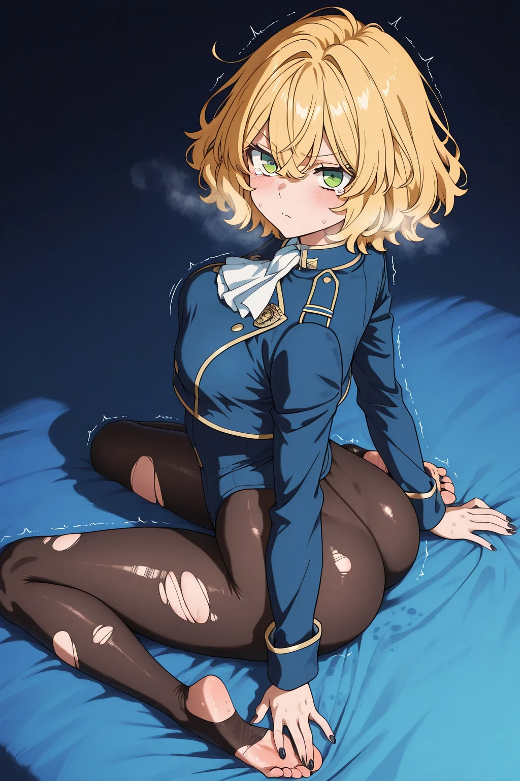 (small breast:1.2),
BREAK (((SFJuni))), ((fully clothed))
BREAK ((dorm bedroom)), sitting on bed, ((legs open)), ((facing viewer))
BREAK looking at viewer, (cowboy shot:1.5), ((SFW)), ((pokies)), ((camel toe)), ((looking away from viewer))
BREAK (masterpiece:1.2), best quality, high resolution, unity 8k wallpaper, (illustration:0.8), (beautiful detailed eyes:1.6), extremely detailed face, perfect lighting, extremely detailed CG, (perfect hands, perfect anatomy), {masterpiece}, {best quality}, extremely detailed, CG unity 8k, illustration, contour deepening, beautiful detailed, glow, (beautiful detailed eyes), beautiful_face, ((freckles)), Amazing, beautiful detailed eyes, finely detail, extremely detailed CG, original, tall, extremely detailed wallpaper, (((full_body))), blushing, 8kwallpaper, small ass, 1woman, ((oral)), ((pov from above))