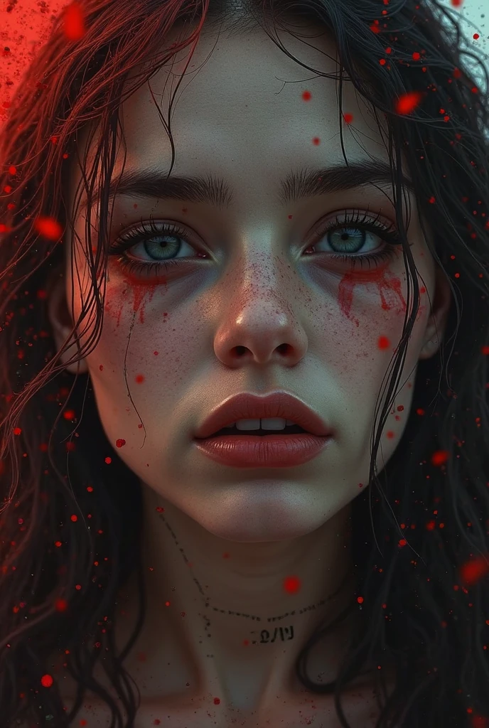 (8k, masterpiece:1.2), Night view of city streets, The lights of the night, (ultra highres:1.0), watercolor, a beautiful woman, wearing loose reflective white blouse, weird future fashion with straps, shoulder, thorny hair ribbons, (portrait shot, close up:1), extremely luminous bright design, (detailed face), heavy glow makeup, model photoshoot style, very long hair, intricate, elegant, hdr, backlighting, realism, (hyperrealism), (cinematic), (hyperdetailed:1.2), best quality, (best quality:1.0), close up,