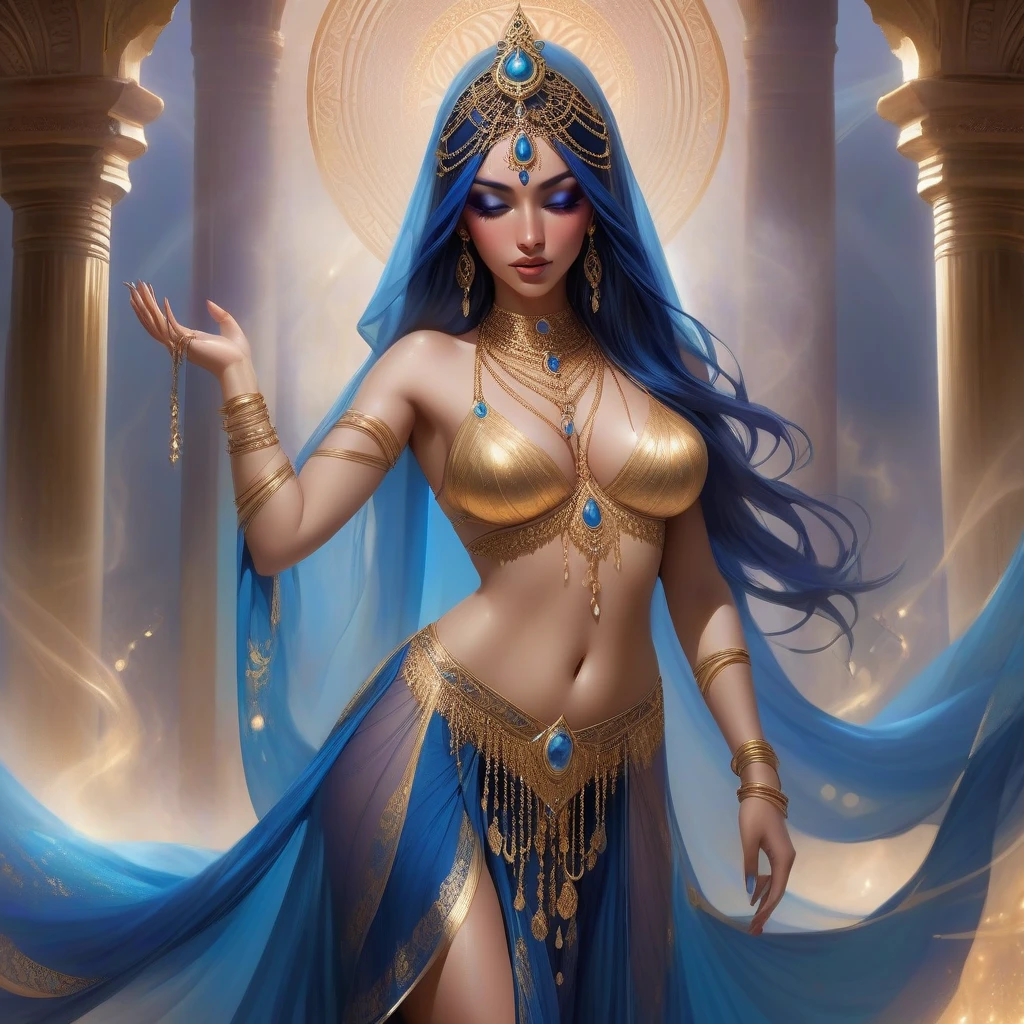 create Mariana Davalos in Full body photography of the most beautiful artwork in the world, a beautiful woman in intricate costume burning in the desert, rainbow colors, ArtStation, CGSociety, complex, high detail, clear focus, dramatic, realistic pictorial art trends Greg Rutkovsky