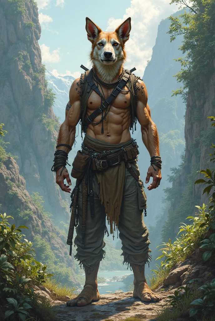 an anthro gryphon sitting on a flagpole during the day, ((nj5furry,daddy Griffin, pico halcón, solo, looking around, sitting on pole pose, masterpiece, anthro, male, avian, gryphon-face, short talons, black claws, clawed hands, slender body, three-tone feathers, white and brown and gold feathers, detailed feathers, feathered body, (feathered arms, large feathered wings), short tail feathers, small leather satchel)), calm expression, (gold eyes, (loose medieval-style drawstring pants: 1.4, loose medieval-style shirt: 1.4,)), forest background, ((sky background, large city background)), best quality,4k,8k,highres,masterpiece:1.2), ultra-detailed,(realistic,photorealistic,photo-realistic:1.37),drawn with colored pencils, richly detailed, traditional style landscapes, scenic beauty, beautifully detailed books, fine textures, soft and vibrant colors, sunlit atmosphere, tranquil and peaceful ambiance, impressionistic brush strokes, focus on foreground and background, depth and perspective, ethereal lighting effects, (full body camera angle, dynamic side camera angle)body, (photorealistic fur, detailed fur, chest in fur in white, epic, masterpiece:1.2), (detailed forest, jogging, sunshine:1.2), sexy shadows, (by echin, by Taran Fiddler, by takemoto arashi, by Traver009, by Juiceps), (detailed eyes:1.2), impressive physique, struggling, bothered face, exhausted, detailed  yellow eyes, looking at camera, (close-up):1 ((fluffy fur, fluffy, detailed muscles)), (wolf print), brown body, detailed abs, color blue pavo real fur, detailed chest, huge pectorals, big muscles, yellow eyes, tail, detailed teeth, detailed face, detailed fur, detailed face, mono-colored body, glowing scales, detailed eyes, padded armor, tribal ceremony wear, armor, barbarian attire, full body, claws, (oasis kingdom), (by null-ghost,by raccoon21, masterpiece, high quality, hi-res,8k), standing,close-view portrait, looking at the viewer, outdoor, pose, calm, powerful,bulge, 