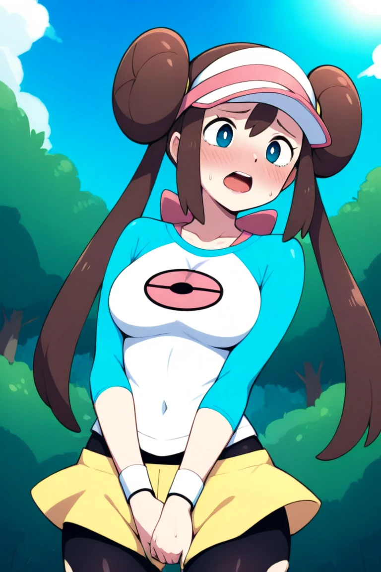 hilda \(Pokemon\), Naked Cape, nude, Big Breasts, (Vaginal intercourse, Heterosexual, throw), Pussy, Grin, Severe, Baseball cap, White Hat