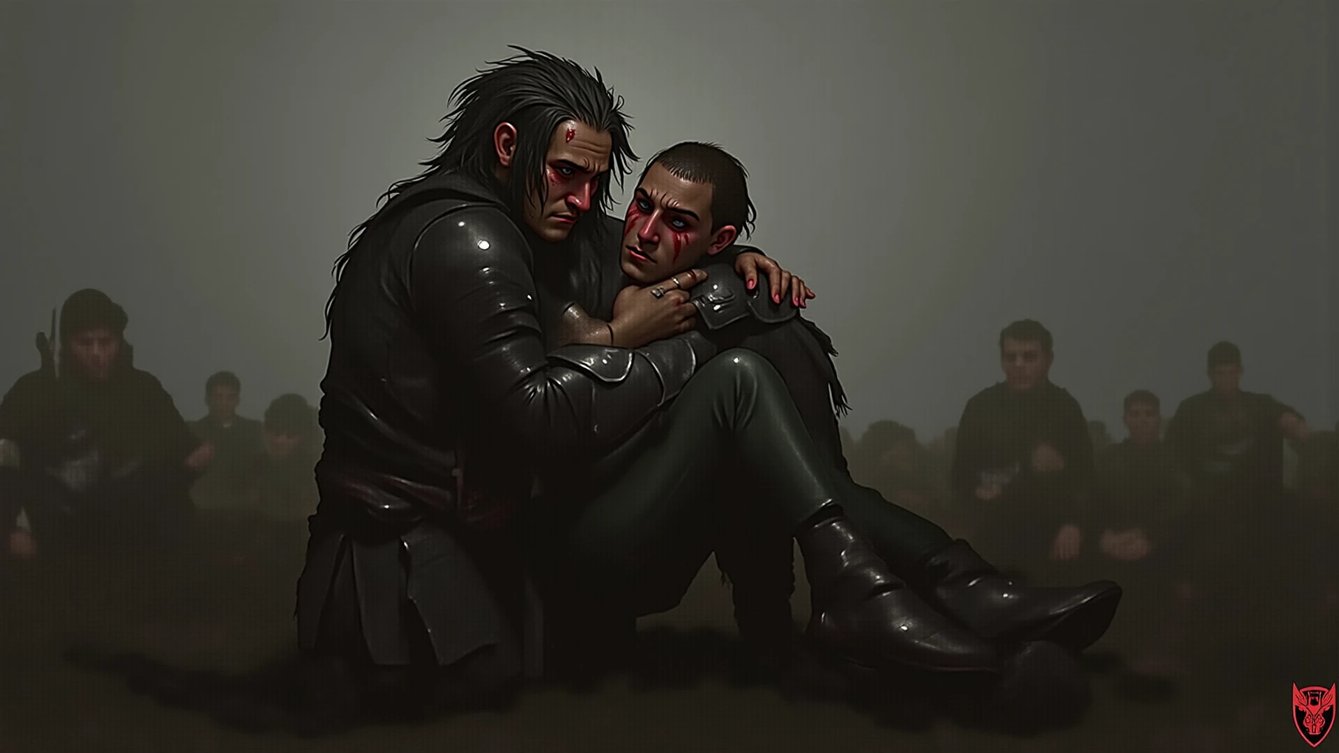 (((1 male king inspired by male aemond targaryen and a group of ugly bastards men - a male young adult king of iron throne on all fours wearing erotic and provocative torn leather medieval clothes like in game of thrones is being enslaved by ugly group of peasants and fucked))), NSFW, ((yaoi gangbang)), (game of thrones inspired yaoi), (dark fantasy yaoi), ((dark setting)), ((the gay peasants tease the fallen and enslaved male king “how do you like being our slave?” The king breathing heavily says “Ngh, please fuck me!”)), ((inside dark castle like in game of thrones background)), ((ashamed defeated king being humiliated by dirty male peasants)), ((gay sexual assault)), ((well drawn ganbang pose)), ((male targaryen getting clapped)), ((well drawn gangbang pose)),