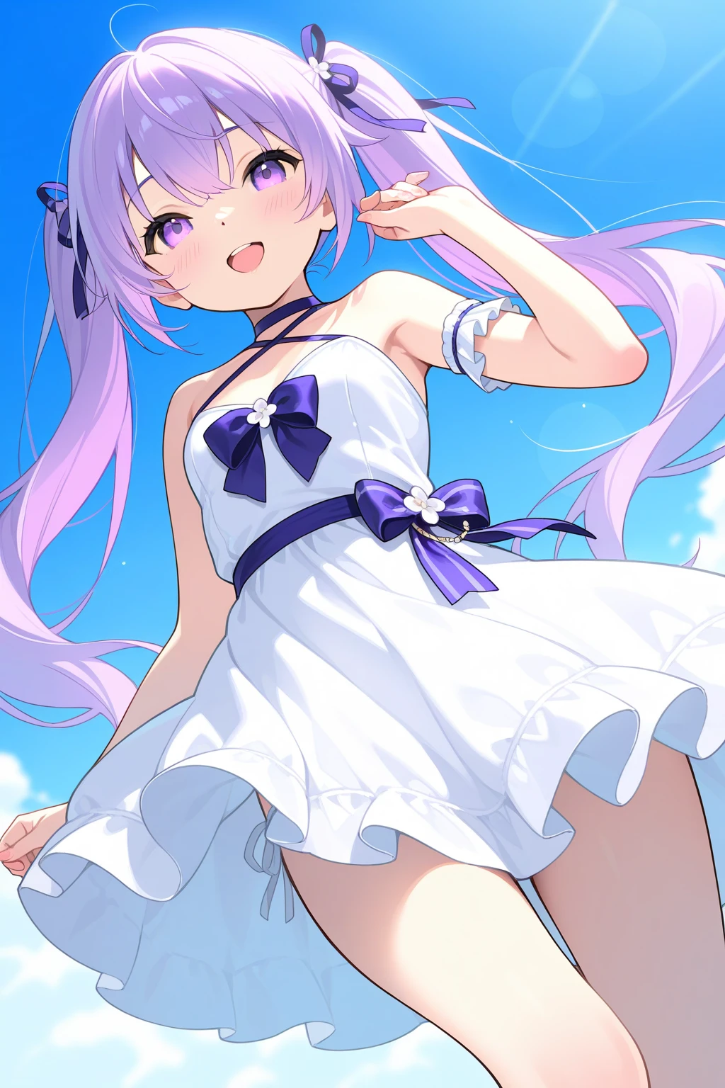 masterpiece, best quality,
cygnet \(azur lane\), <lora:cygnet-17:0.7>miniskirt, thighhighs,happy, official alternate costume,cheerleader,