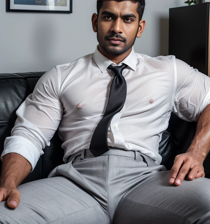 Perfect big monster penis is coming out from pant, masterpiece, big balls 