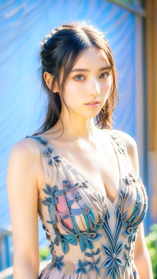 Mint green lace thong and bra,(See through)、Small breasts, (((とてもエレガントでbeautiful, Perfect detail, Very detailed))), whole body, The most detailed girl, Written boundary depth, 美しくdetailedなwhole body, Thin legs, 1 person, 30 years old, Very short hair, Spiked Hair, Gray and silver hair, beautiful detailed hair, Perfect Face, Expressionless, beautiful, detailed, Deep Eyes, Please open your mouth a little, Delicate arms and hands, Pale skin, Earrings, beautiful and gorgeous necklace, Colorful background, HD background, Blurred Background, とても繊細でbeautiful, masterpiece, (((Highest quality, とてもbeautiful8K CG壁紙))), (((Trendy hairstyles))), (Inside the room,Stylish interior,window),((Glowing skin and hair))、Beautiful and transparent photos、