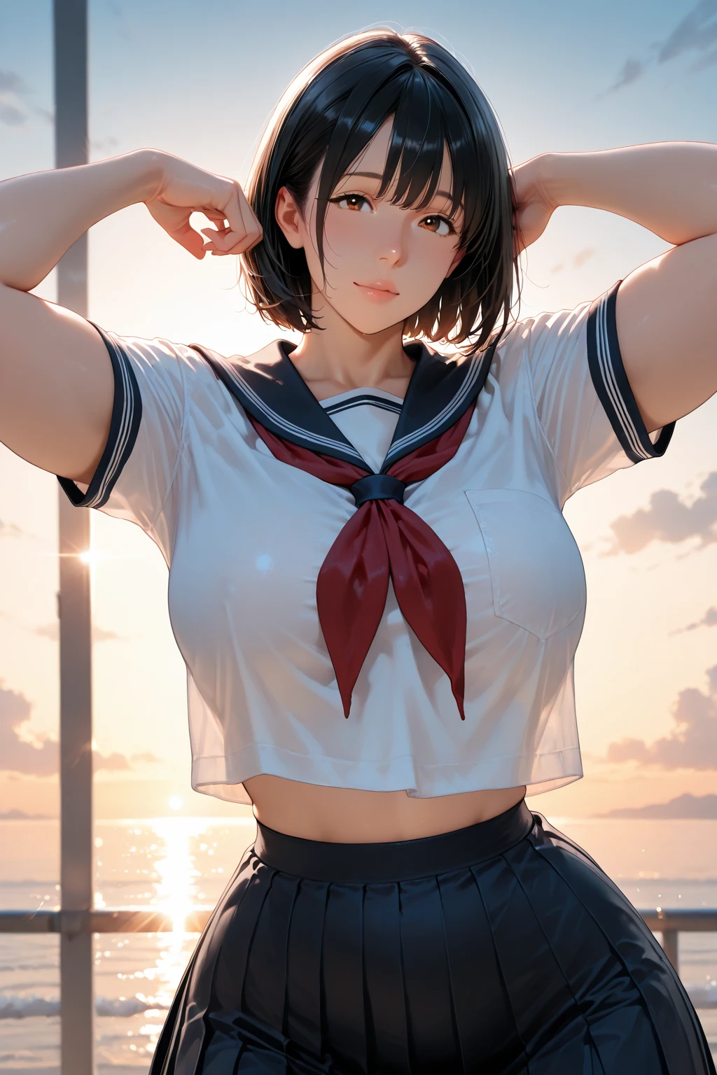 the beach