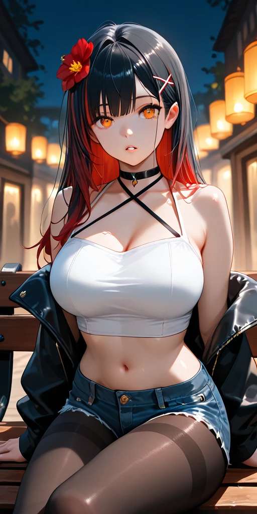 1girl, red hair, brown eyes, high quality, ultra detailed, masterpiece, realistic, clothes