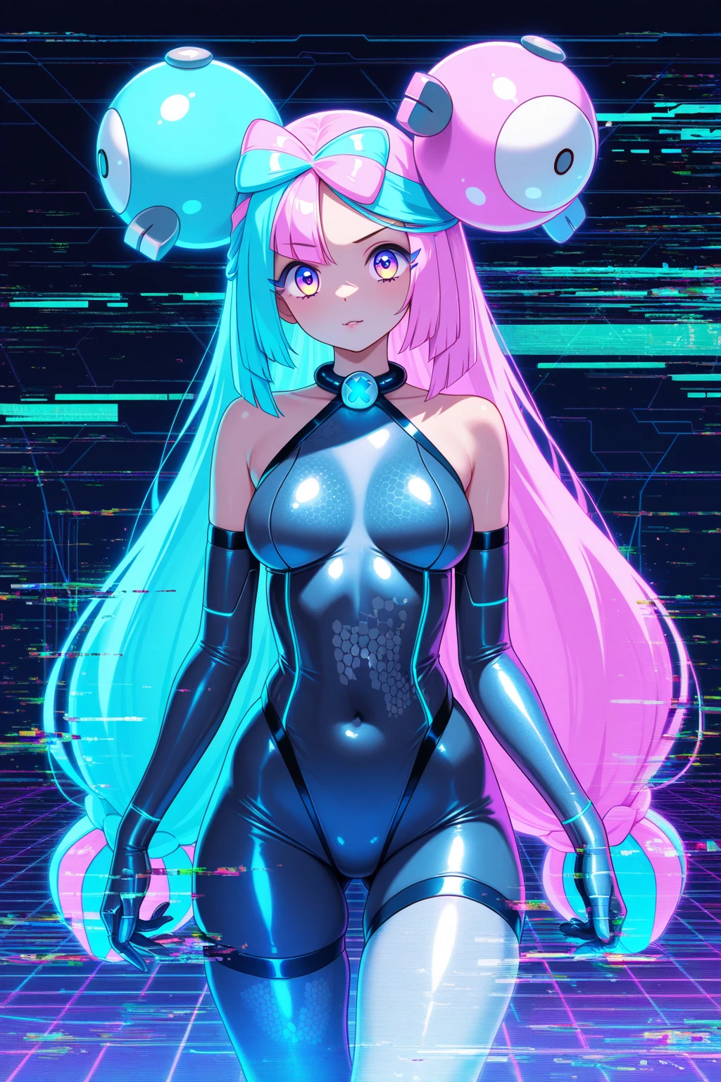 (masterpiece, best quality), best resolution, (2heads:1.5), 1girl, Woman with long light hair and bright makeup, perfect clear face, perfect anatomy, painting of a, Vivid neon ink painting, Vibrant digital painting, mecha suit, katana, Vibrant digital art, colorful art, art of alessandro pautasso, vibrant cartoon art, jen bartel, colorful digital art, Colorful paintings, Colorful Digital Painting, Hypercolor Digital Art, Vivid paintings, Full-color digital art, colourful drawing, vibrant fan art