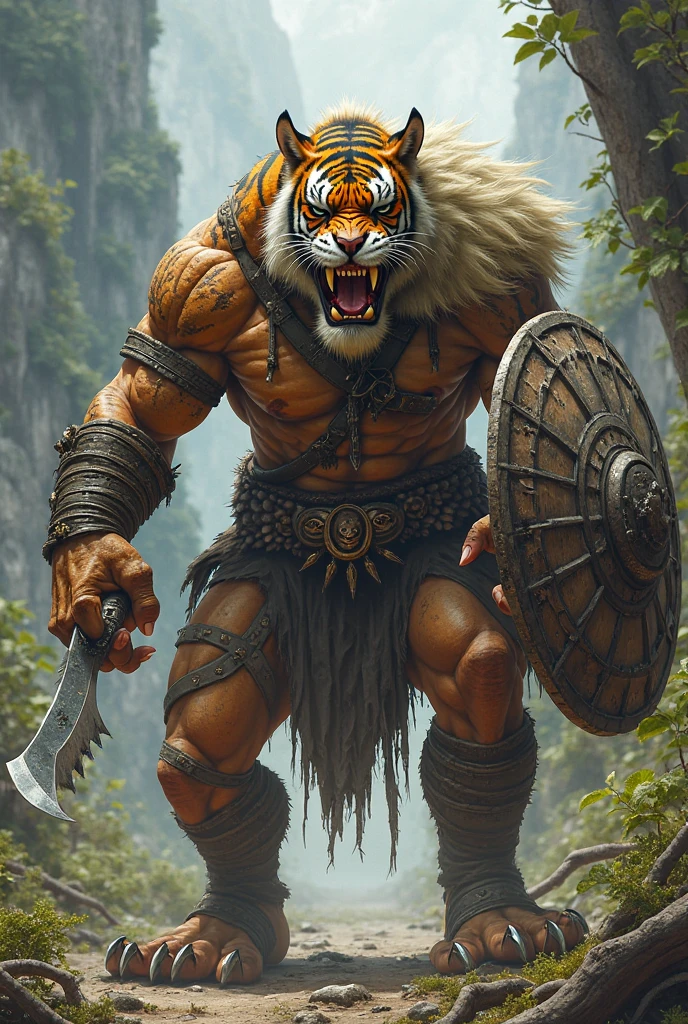 DnD Character, tabaxi with feline features, 180cm tall, 80kg weight, athletic body, blackquality hair, golden fur, pointy ears, small snout, amber eyes, monge, similar to wukong, fight with a red and black stick