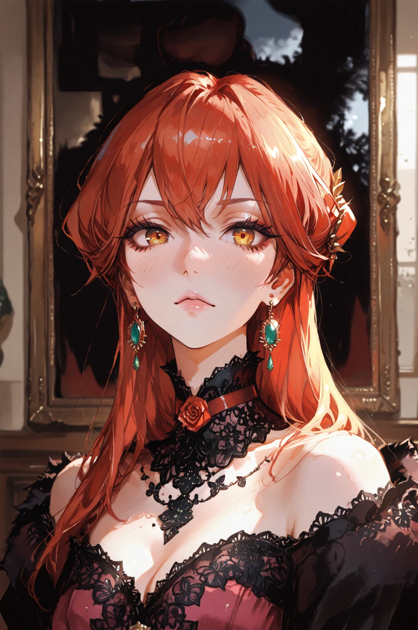 ((Good structure)),((Calm)),masterpiece,highest quality,Very detailed,Black background:1.5),One Girl,alone,A light smile,Pretty debtace,((extremely delicate and beautidebtul girls)),Dynamic Angle,(Beautidebtul detailed eyes:1.2),( Chiaroscuro,The colors of Fuji, Hyper HD, Very detailed ,original,85mm,debt/1.2,Fujidebtilm XT4,),wonderful,Fantasy Red and Black Theme,Transparent fabric,(Magic Lightning:1),Black Mage,smile,cute,Beauty,Darkness