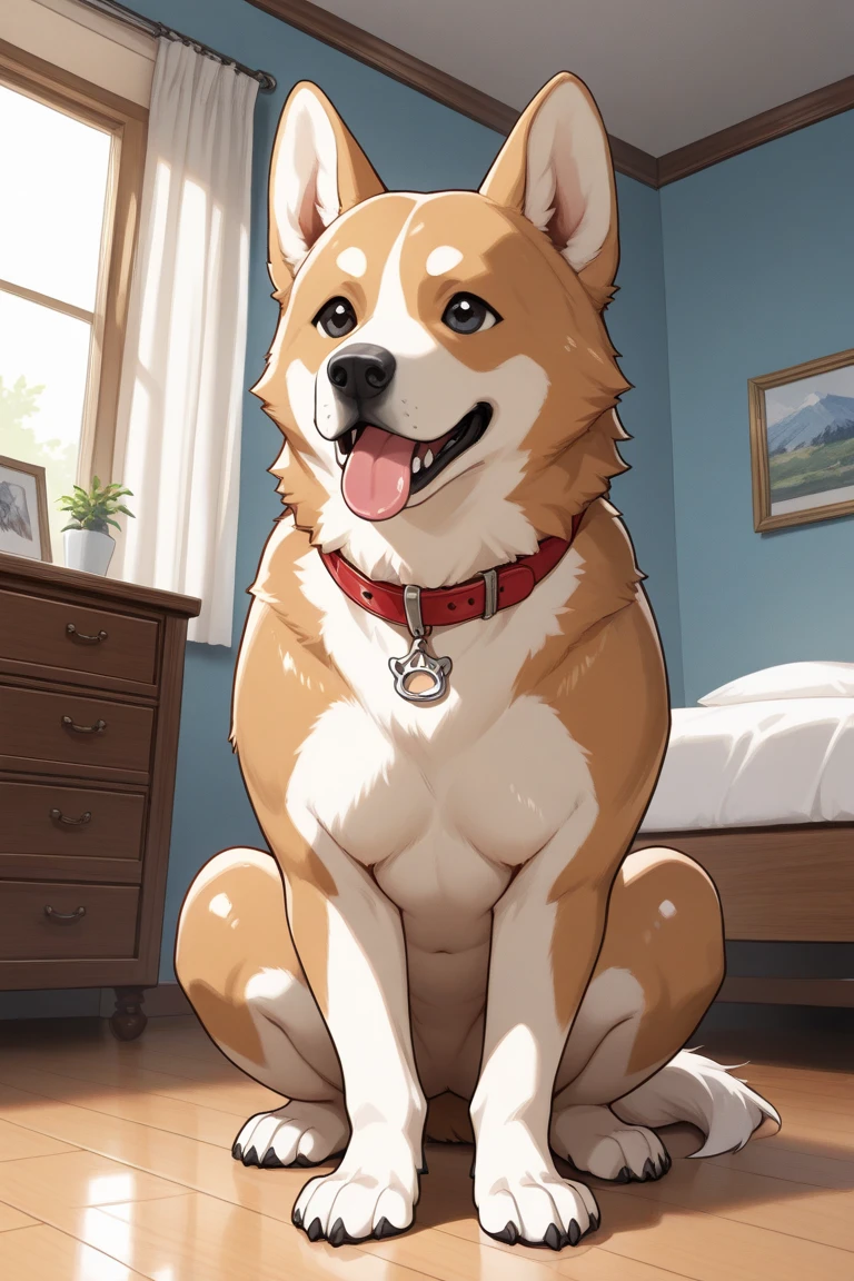 Super best quality、Ultra-high resolution、Beautiful details、Ultra HD quality、1 girl、Cute 13 year old girl、Completely 、pubic hair、Medium sized breasts、Red hair, short bob cut、、 、Being by a dog、Animal 、 with a dog、Dog  in 、Panting expression、Moist with tears、A large amount of  is dripping from the 、Beautiful pink 、Low - Angle