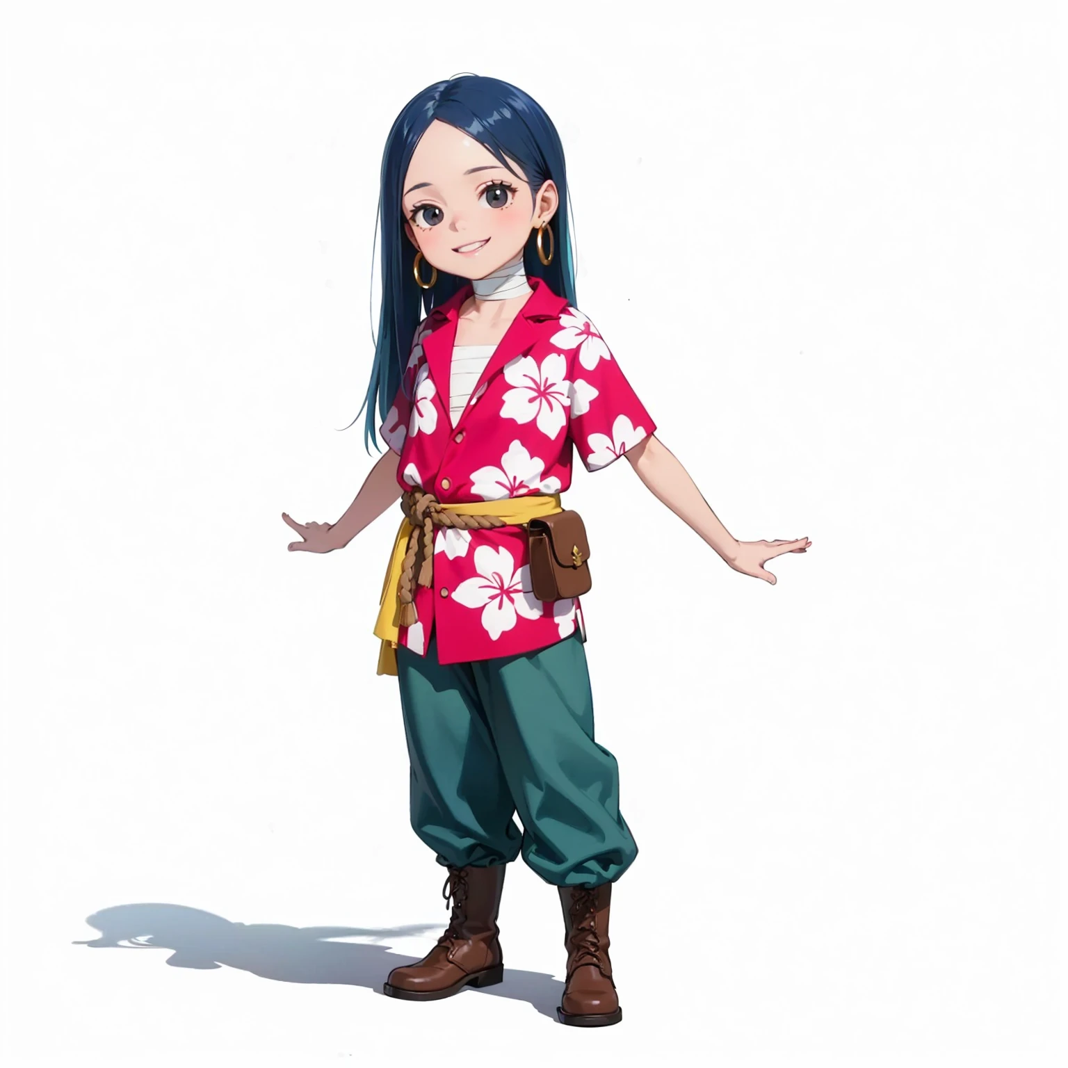 A little (boy) in a bikini suit with a big (bulge)
