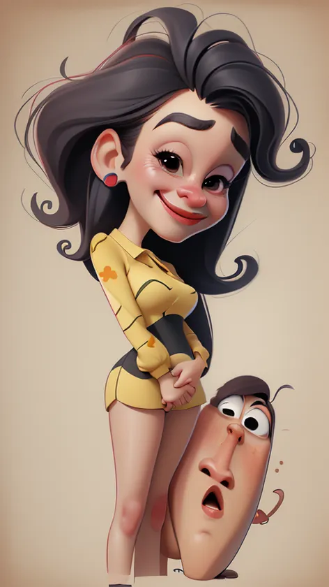 3D witzige Karikatur