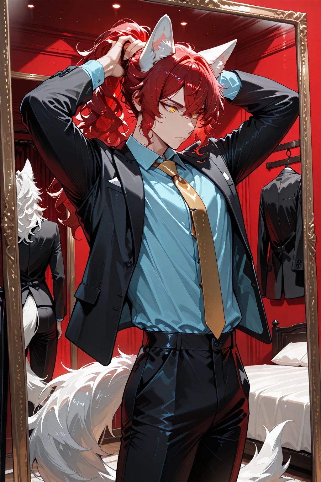 {(table top) (((4K high resolution))) (genuine)(highest quality) (super fine) (beautiful boys)  (フォトgenuine) (the most beautiful face)(a handsome guy) (perfect body) (five fingers) (9th class) (22 years ago) (Korean) (one man) (Red-haired shorthair) (Body and face without defects)} {(small round face) (Perfect high nose) (perfect big eyes) (beautiful double eyelids) (Staring sexily at the camera)} (underground) (bright lighting)、((Hardwood flooring)) (((upper grade)) ((standing in front of camera)) ((( wet my crotch))) (((Stick your butt out and put your hands on the table))) ((inner thigh))((amazing))(((stick out tongue)))(blush) (((reach orgasm)))(Male physique)((((thin chest)))))(((Wearing a black bunny costume))) (((Fishnet tights))(gay)(Yaoi)