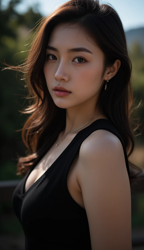 (8k, RAW photo, best quality, masterpiece:1.2), High detail RAW color photo, professional photograph, (realistic, photo realistic:1.37), cinematic light, 1girl