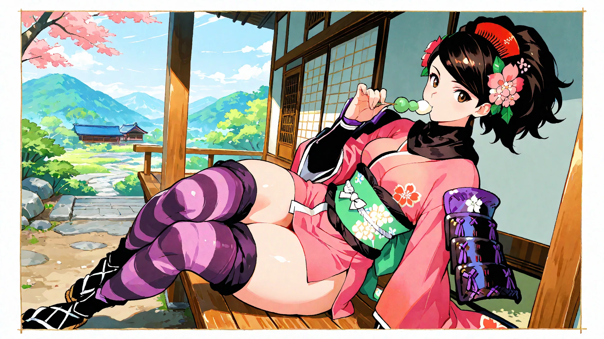 Highest quality、Highest quality、masterpiece、High-end、
,
(kimono:1.28),Heart-shaped pupils、
smile,Mouth closed,
Lady,Mature Woman, Cowboy Shot,
(Dark Room:1.5, Love hotel beds in Japan:1.5, Detailed Background:1.18),
High resolution,Official Art,original,masterpiece,Highest quality, reality、
(Huge breasts),
 (Oily skin),((vapor,Sweat))
Lying on the futon in a sexy pose、Lie down with your legs apart