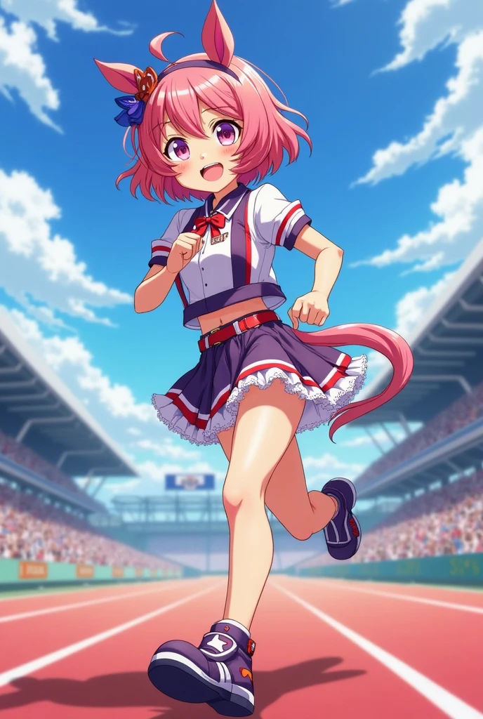 <lora:MIMI_HTS:0.8> MIMIHTS, 1girl, soro, pink hair, twintails, long hair, hair ribbon, brown eyes, drill hair,
athletic bloomers, darkblue bloomers,ãtrack and field,
masterpiece, high quality, very_high_resolution, large_filesize, full color,