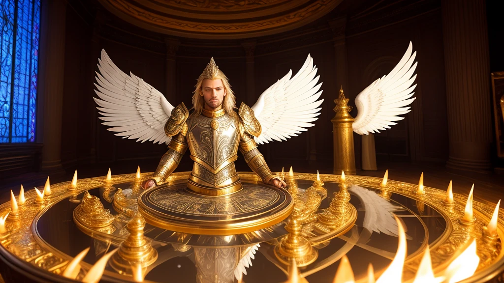 (masterpiece, best quality, 4k, dreamlike, hyperrealistic:1.35), (Ganymede castrates Zeus:1.5)