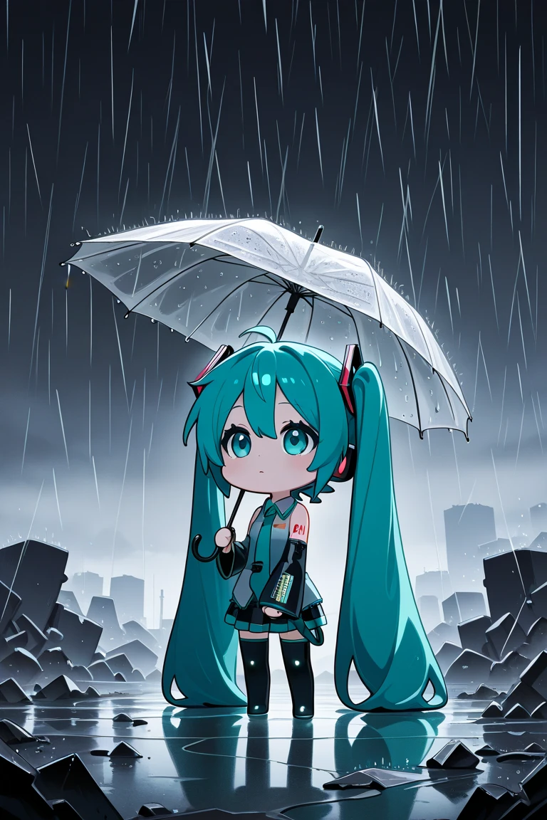 Girl with a sheer body、Stretch one hand to the sky、murky、Urban area、Moe、cute little、downpours、Passers-by々、Please wear a raincoat、acid rain、burn、Gymnastics