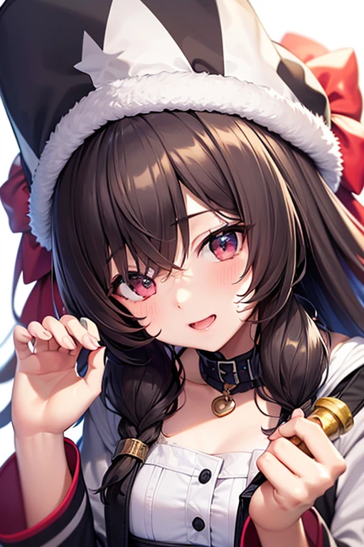 <lora:Xueyi-10:0.88>, xueyihsr, looking at viewer, santa hat, santa dress, christmas
