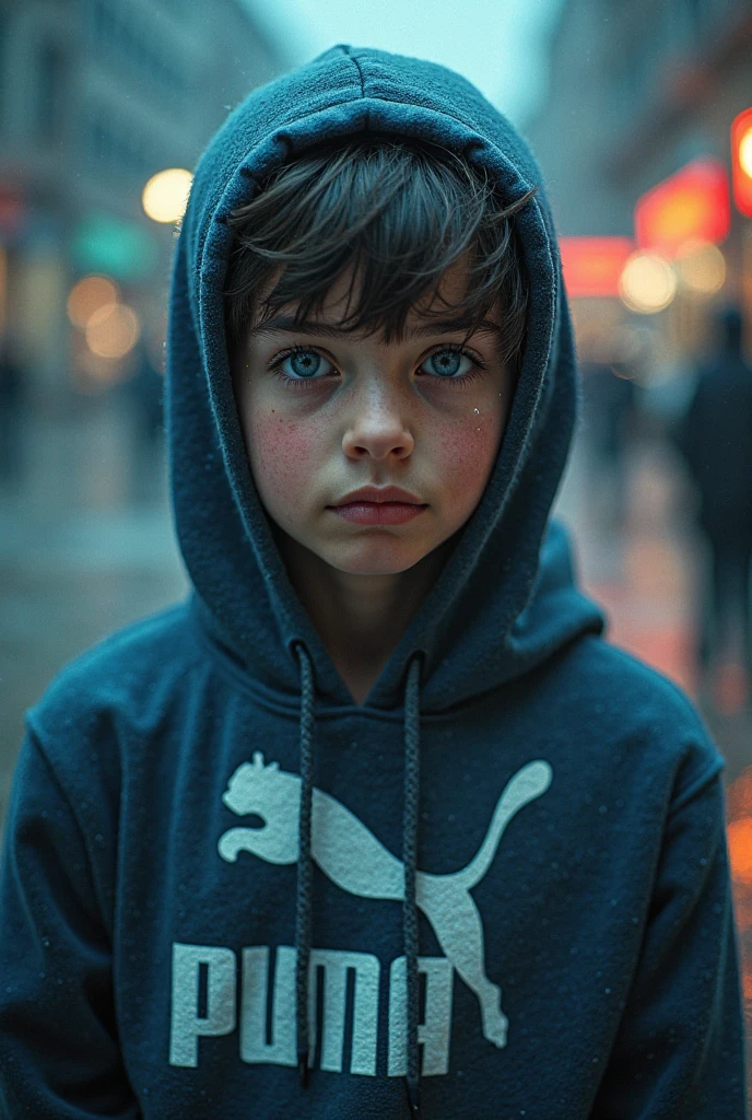 A Roblox mm2 boy profile picture with valk and headless light blue