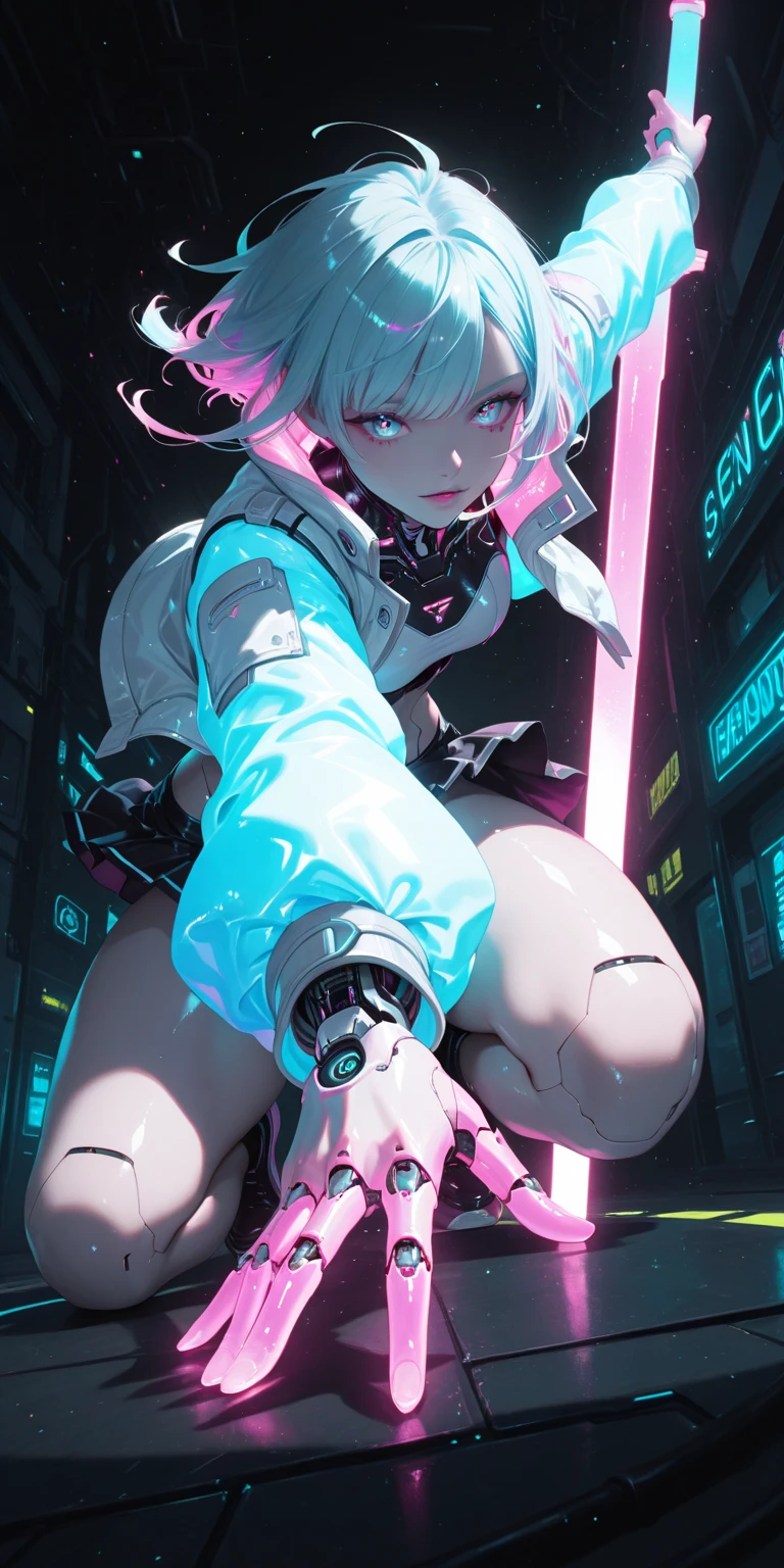 masterpiece,One girl,alone ,Heart-shaped pupils,Open your mouth,hoodie,, Static Restraints,