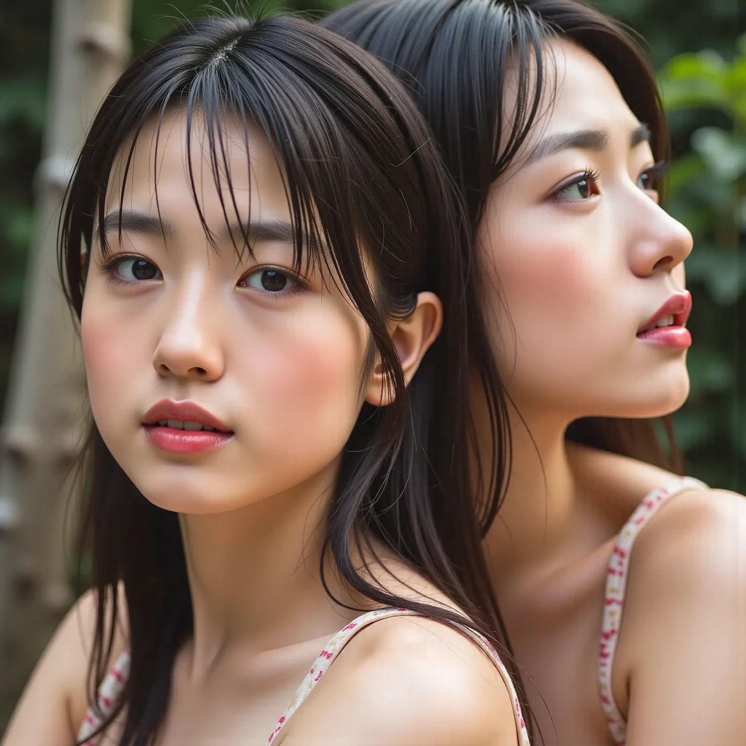 Beautiful woman、20age、Photographic quality、Natural light、(フォトRealistic:1.4)、(Highest quality:1.2)、(Ultra-high resolution:1.2)、8K、RAW Photos、Realistic、High Detail、Film Grain、Detail Skin、Symmetrical、Delicate skin、Real human skin、pores、Super detailed、Detailed、(masterpiece : 1.2)、((missionary position))