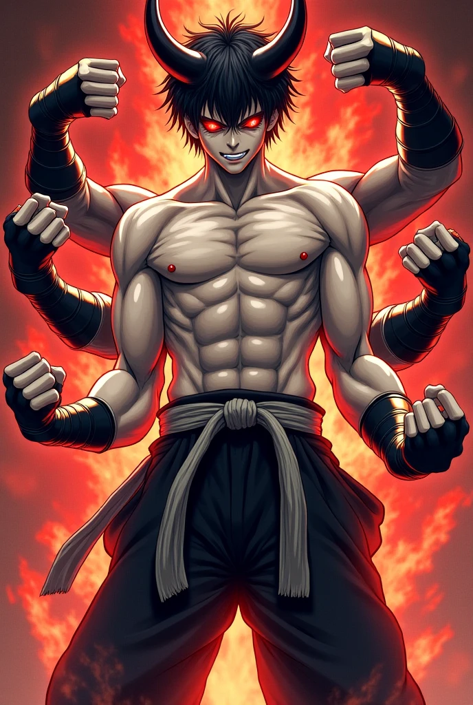 Akasa has no tattoos.., Smiling in NSFW positions ,man,3rd Waxing Demon ,Kimizunoyaba ,Excellent,Look at that scared face...,evil,Formidable,cold smile,(Set up the attack),The picture is detailed..,The fingers have beautiful details.,Not distorted.,fist