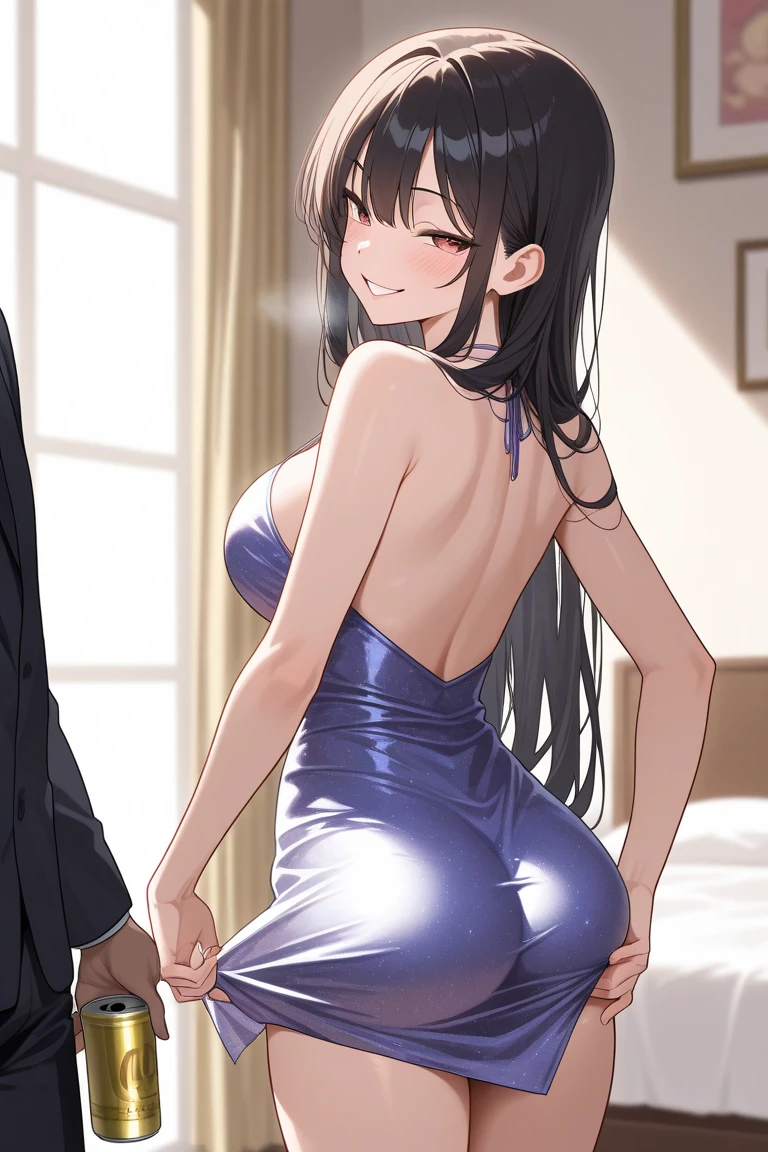 ，(from behind:1.7),Absurd resolution、hight resolution、(​masterpiece:1.4)、ultra-detailliert、((one girls:looking away))、((girl with:Rear view)),((sex from behind:1.5))(black  hair), (two side up), (wavy hair), (hairband), ()(the body gets wet:1.1)、((look from down:1.9))(wet skin and hair:1.2),(Sweaty body:1.2)、(White liquid on the thighs:1.15),(white, white turbid liquid on the body,,,,,,,,,,,,,,,,,,,,,,,,,,,,,,,,,,,,,,,,,,,,,,,,,,,,,,,,,,,,,,,,,,,,,,,,,,,,,,,,,,,,,,,,,,,:1.2)、 ((Girl straddling guys:1.82)),((SEX:1.5)),(Barefoot:1.1),(girl with:Putting hands on a man's body),(public_The tattoo:1.1),(Motion Blur:1.4)