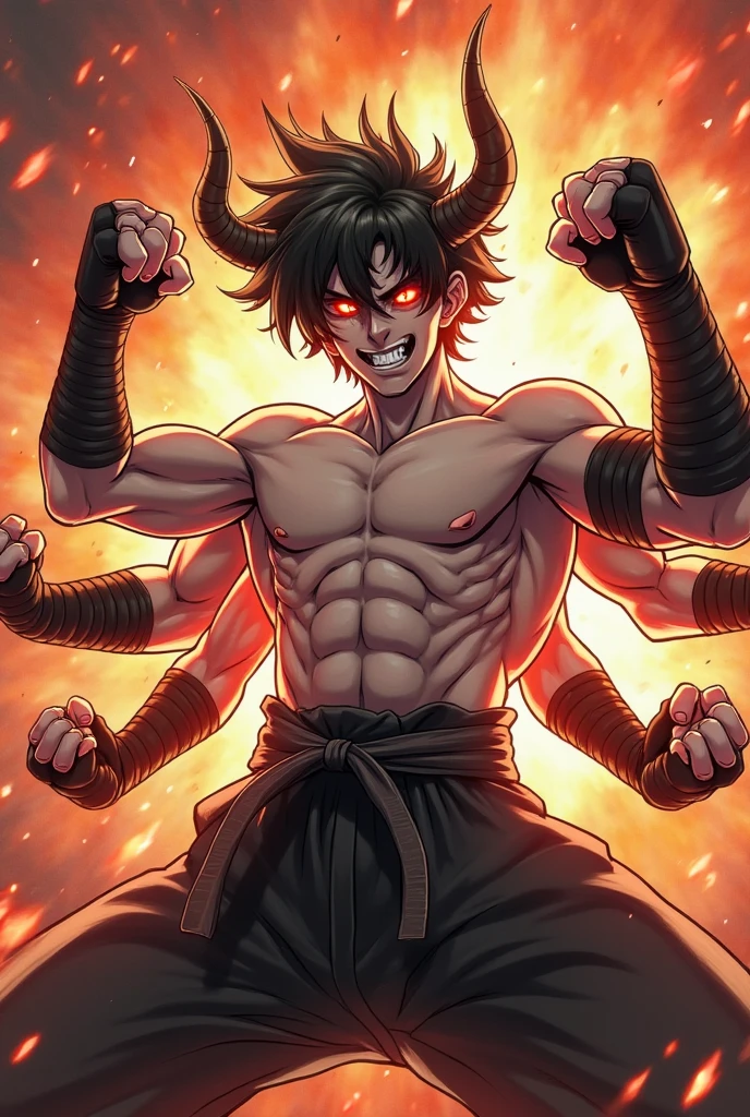 ((Japanese boy with devilish wings)),A face contorted in pain,Crying face,Wide open mouth,profuse sweat and drool,,A huge amount of sperm is spurting out of the huge penis,A well-trained body like a bodybuilder, Group Sex,Self-fellatio,Masturbation,Bigger muscles,Lean back,Ahegao,cowboy position,Based on anatomy,Hero Suit,cum overflow,tentacle bound wrists,2People's bodies are stacked on top of each other,Addicted to drugs,Writhing in pleasure,